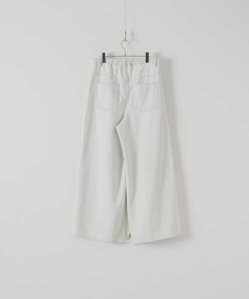 DOOPZ（ドープス）の「Damage Wide Buggy Denim - ダメージワイドバギーデニム（デニムパンツ・メンズ・ライトブルー/ブラック/ホワイト・LARGE/MEDIUM/SMALL）」の9枚目の写真