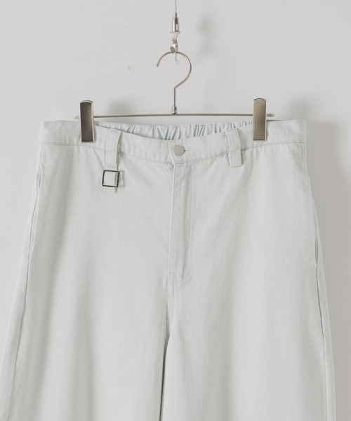 DOOPZ（ドープス）の「Damage Wide Buggy Denim - ダメージワイドバギーデニム（デニムパンツ・メンズ・ライトブルー/ブラック/ホワイト・LARGE/MEDIUM/SMALL）」の4枚目の写真