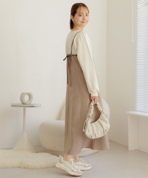 flower(フラワー)の「デイリーパフトップ(Tシャツ/カットソー・レディース・アイボリー/グレー・FREE)」の20枚目の写真