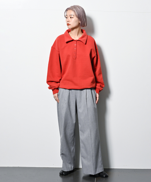 CITYSHOP（シティーショップ）の「PIGMENT ポロスウェット