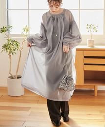 ANGIE | ボリュームスリーブ シアーワンピース(ワンピース)