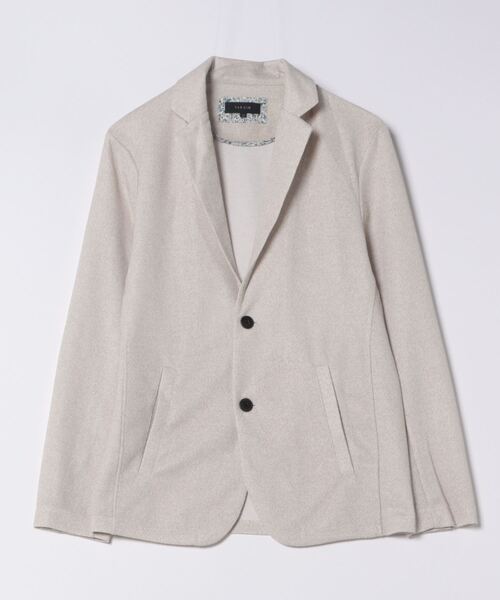 TAKA-Q(タカキュー)の「タカキュー メッシュドビー鹿の子 2ボタン カット ジャケット(カーディガン/ボレロ・メンズ・ベージュ/ブルー/ネイビー・LARGE/MEDIUM/X-LARGE)」の13枚目の写真