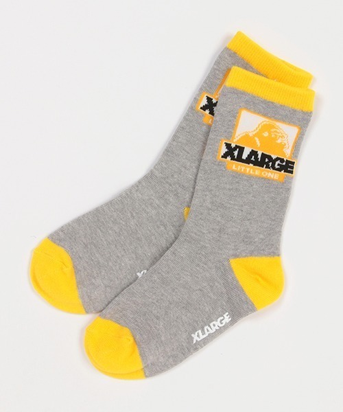 XLARGE KIDS（エクストララージキッズ）の「ゴリラソックス（ソックス/靴下・キッズ・グリーン/ブラック/ホワイト/グレー・19-21cm/17-19cm/15-17cm/13-15cm）」の3枚目の写真