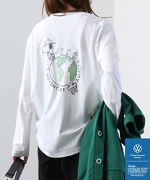 Volkswagen | PEANUTS×Volks wagen 　長袖プリントＴシャツ(Tシャツ/カットソー)