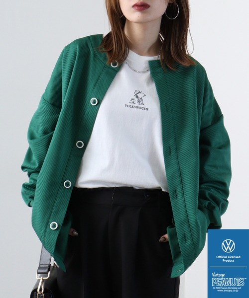 Volkswagen（フォルクスワーゲン）の「PEANUTS×Volks wagen 　長袖プリントＴシャツ（Tシャツ/カットソー・メンズ・ホワイト/ブラック・S/M/L/LL）」の3枚目の写真