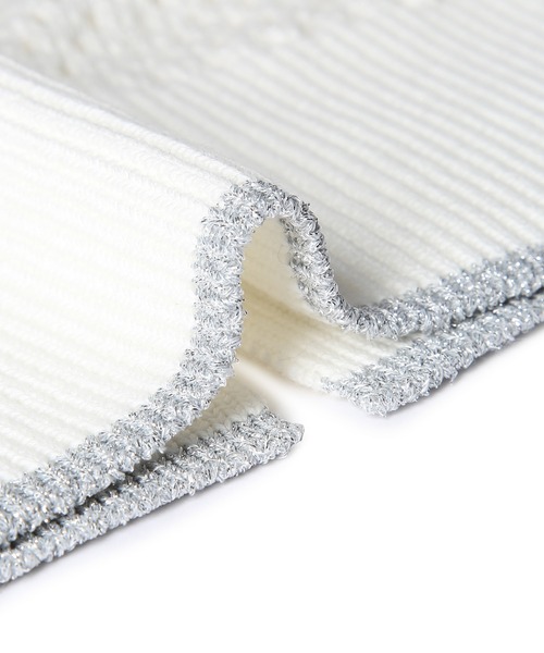 ADAM ET ROPE'（アダムエロペ）の「GIMA加工コットンアイレットニット（ニット/セーター・レディース・ブラック/ホワイト/ミント・FREE）」の17枚目の写真