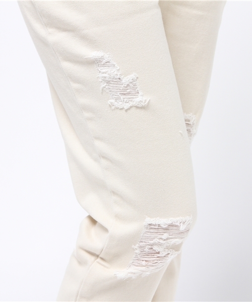 OUTLET（アウトレット）の「【who's who Chico】BYダメージツイルパンツ（その他パンツ・レディース・ナチュラル/アイボリー・MEDIUM/SMALL）」の12枚目の写真