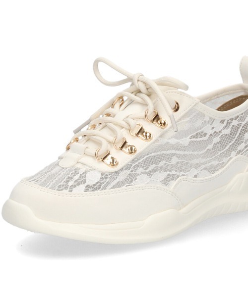 Parade（パレード）の「軽量チュールレーススニーカー　991701（スニーカー・レディース・ベージュ/ホワイト/ブラック・22.5cm/23.0cm/23.5cm/24.5cm/25.0cm/25.5cm/26.0cm/24.0cm）」の9枚目の写真