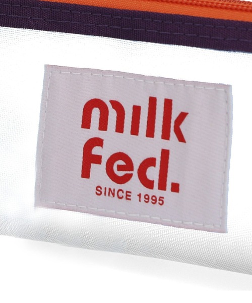 MILKFED.(ミルクフェド)の「MESH SLIM POUCH(ポーチ・レディース・ライトブルー/ホワイト/ピンク・ONE SIZE)」の11枚目の写真