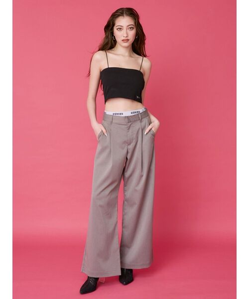 EVRIS（エヴリス）の「シンプルビスチェ（キャミソール・レディース・ブラック/ホワイト・FREE）」の14枚目の写真