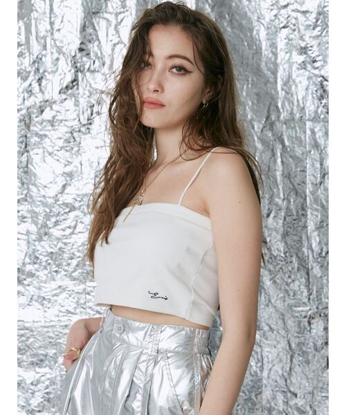 EVRIS（エヴリス）の「シンプルビスチェ（キャミソール・レディース・ブラック/ホワイト・FREE）」の20枚目の写真