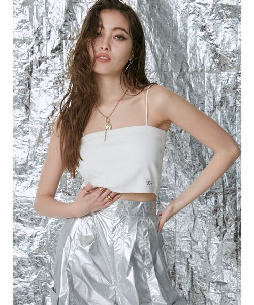 EVRIS（エヴリス）の「シンプルビスチェ（キャミソール・レディース・ブラック/ホワイト・FREE）」の22枚目の写真