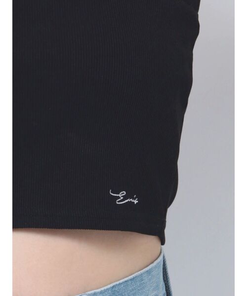 EVRIS（エヴリス）の「シンプルビスチェ（キャミソール・レディース・ブラック/ホワイト・FREE）」の5枚目の写真