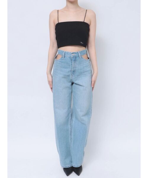 EVRIS（エヴリス）の「シンプルビスチェ（キャミソール・レディース・ブラック/ホワイト・FREE）」の8枚目の写真