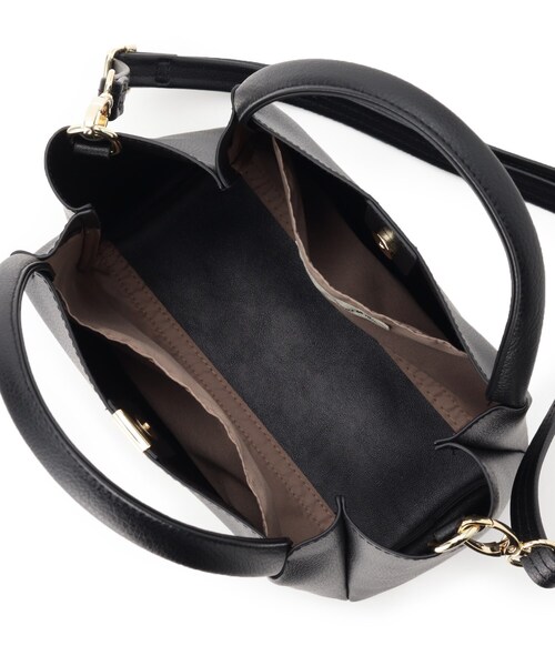 SHOO・LA・RUE（シューラルー）の「◆【2WAY】つまみハンドルミニトートバッグ（トートバッグ・レディース・グレー系4/ブラック/ベージュ・00）」の13枚目の写真