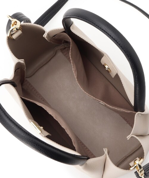 SHOO・LA・RUE（シューラルー）の「◆【2WAY】つまみハンドルミニトートバッグ（トートバッグ・レディース・グレー系4/ブラック/ベージュ・00）」の14枚目の写真