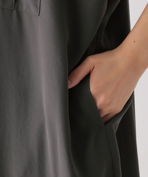 LEPSIM（レプシィム）の「マルチメリットカルゼワンピースSS　992051（ワンピース・レディース・ネイビー/チャコールグレー/ベージュ/ライトグリーン・FREE）」の7枚目の写真