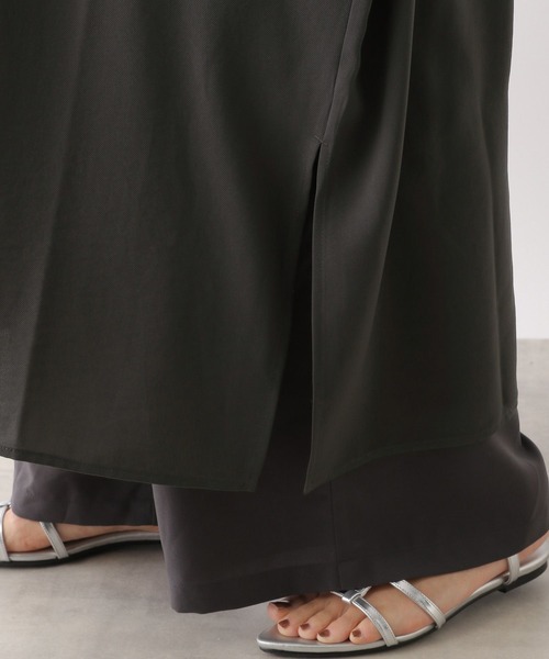 LEPSIM（レプシィム）の「マルチメリットカルゼワンピースSS　992051（ワンピース・レディース・ネイビー/チャコールグレー/ベージュ/ライトグリーン・FREE）」の8枚目の写真