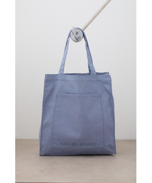 AZUL by moussy（アズールバイマウジー）の「ユーティリティキャンバストートバッグ（トートバッグ・レディース・ブラック/ライトブルー/グレイッシュベージュ/オフホワイト/ライトイエロー/ライトグリーン/ライトパープル/オレンジ・FREE）」の22枚目の写真
