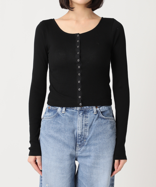 シフォンテレコカットトップス（Tシャツ/カットソー）｜U by
