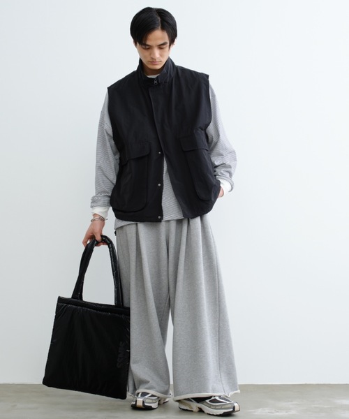 セール】Loose fit border long t-shirt／ルーズフィット