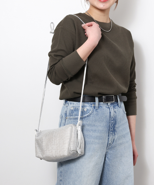 JOURNAL STANDARD relume（ジャーナルスタンダード　レリューム）の「《追加7》TCワッフルロングスリーブTシャツ（Tシャツ/カットソー・レディース・ライトグレー/ピンク/チャコールグレー/ライトブルー/ストーン・FREE）」の11枚目の写真