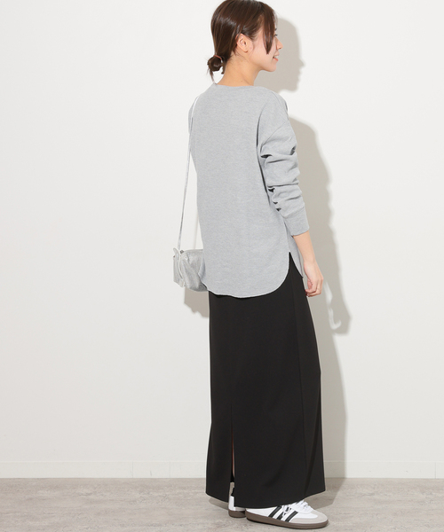 JOURNAL STANDARD relume（ジャーナルスタンダード　レリューム）の「《追加7》TCワッフルロングスリーブTシャツ（Tシャツ/カットソー・レディース・ライトグレー/ピンク/チャコールグレー/ライトブルー/ストーン・FREE）」の20枚目の写真