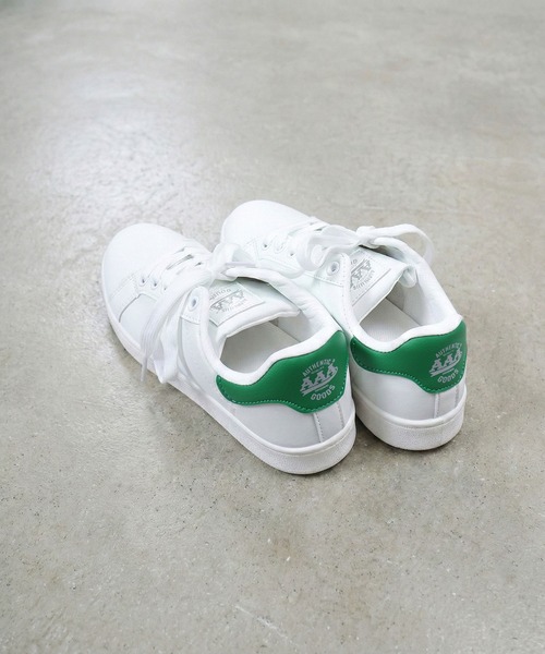 AAA(トリプルエー)の「AAA+ コートタイプ ベーシックスニーカー(スニーカー・レディース・レッド/ブラック×ブラック/ホワイト×ホワイト/ブラック/グリーン/ホワイト・41/39/37/36/35/40/38)」の5枚目の写真