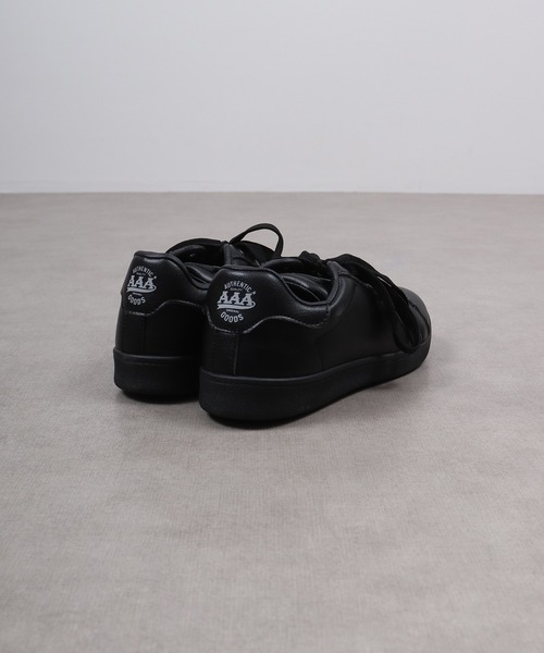 AAA(トリプルエー)の「AAA+ コートタイプ ベーシックスニーカー(スニーカー・レディース・レッド/ブラック×ブラック/ホワイト×ホワイト/ブラック/グリーン/ホワイト・41/39/37/36/35/40/38)」の14枚目の写真