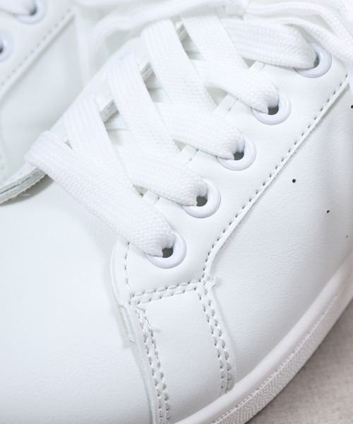 AAA(トリプルエー)の「AAA+ コートタイプ ベーシックスニーカー(スニーカー・レディース・レッド/ブラック×ブラック/ホワイト×ホワイト/ブラック/グリーン/ホワイト・41/39/37/36/35/40/38)」の22枚目の写真