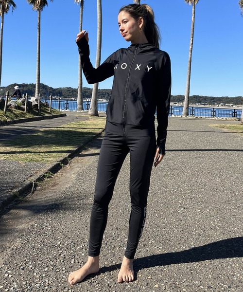 ROXY（ロキシー）の「PEARL DIVE/ロキシーラッシュガードレギンス・スパッツ（ラッシュガード・レディース・ブラック系その他2/ブラック系その他/ブラック/ホワイト/ブラック系その他3・MEDIUM/LARGE/SMALL）」の21枚目の写真