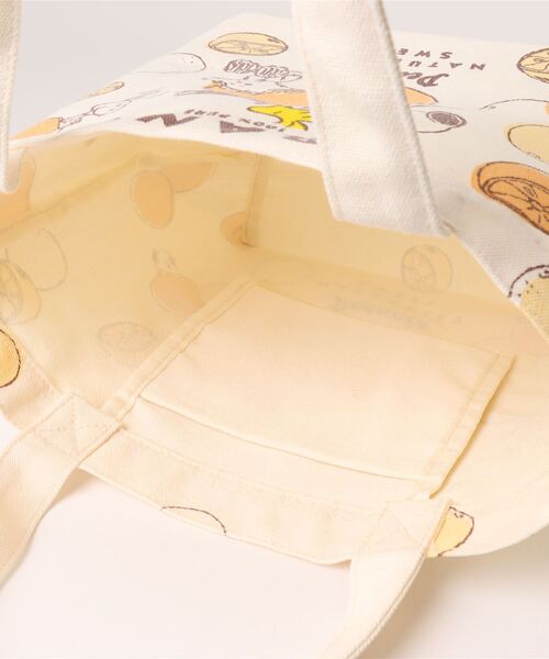 PEANUTS(ピーナッツ)の「【 PEANUTS 】 スヌーピー ランチバッグ 24S4(エコバッグ/サブバッグ・レディース・ピンク/オレンジ・FREE)」の5枚目の写真