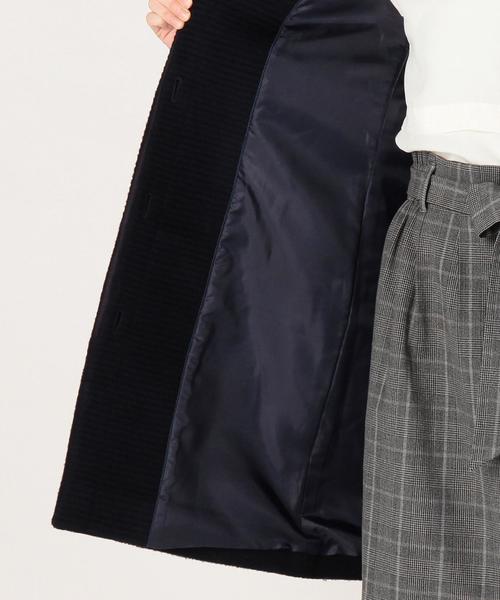 green label relaxing（グリーンレーベルリラクシング）の「◆CR W GRGxシャギー N/CLコート（その他アウター・レディース・ネイビー/オフホワイト/ベージュ・34/38/40/42/44/36）」の6枚目の写真