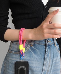 minia（ミニア）の「カラーロープのハンドストラップ（スマホグッズ）」