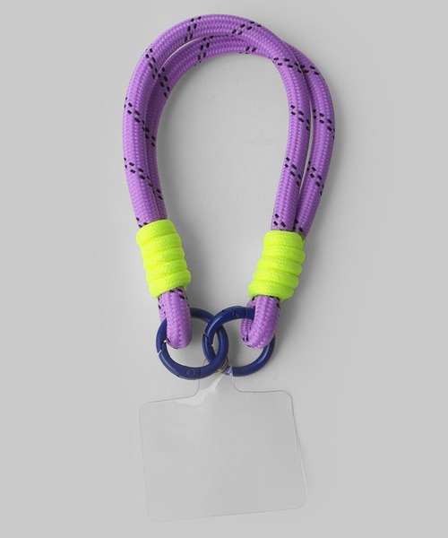 minia（ミニア）の「カラーロープのハンドストラップ（スマホグッズ・レディース・ブルー/ピンク/パープル/ベージュ・FREE）」の7枚目の写真