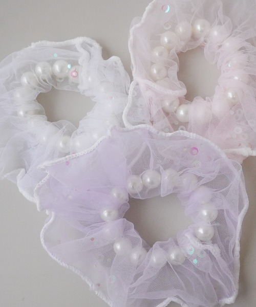再入荷】ミニシュシュセット カラーサテン | ヘアアクセサリー