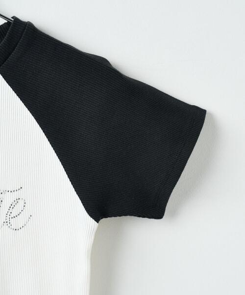 WEGO（ウィゴー）の「WEGO/ラインストーンラグランちびT（Tシャツ/カットソー・レディース・ホワイト系その他/ブラック系その他/ブラウン・FREE）」の19枚目の写真