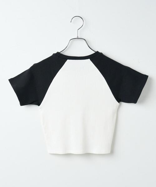 WEGO（ウィゴー）の「WEGO/ラインストーンラグランちびT（Tシャツ/カットソー・レディース・ホワイト系その他/ブラック系その他/ブラウン・FREE）」の16枚目の写真