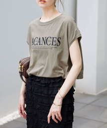 SLOBE IENA | 《追加》VACANCESロゴフレンチTEE(Tシャツ/カットソー)