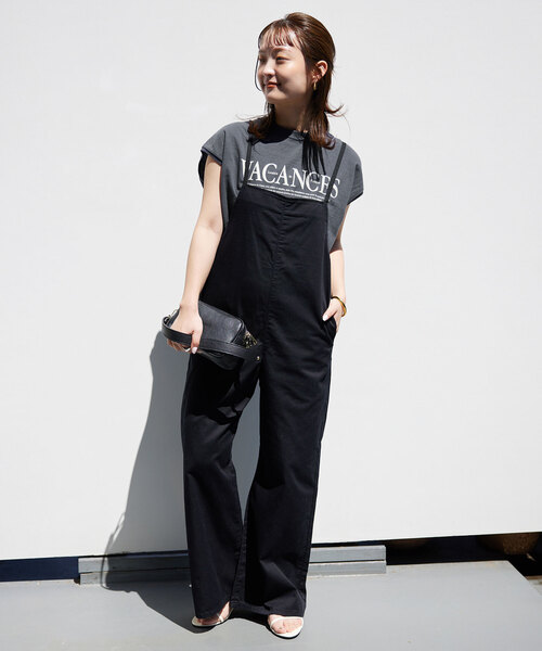 SLOBE IENA(スローブイエナ)の「《追加》VACANCESロゴフレンチTEE(Tシャツ/カットソー・レディース・チャコールグレー/アイボリー/カーキ・FREE)」の12枚目の写真