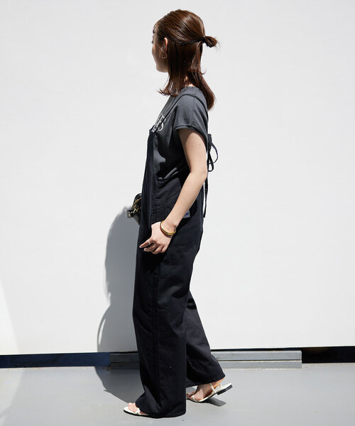 SLOBE IENA(スローブイエナ)の「《追加》VACANCESロゴフレンチTEE(Tシャツ/カットソー・レディース・チャコールグレー/アイボリー/カーキ・FREE)」の13枚目の写真