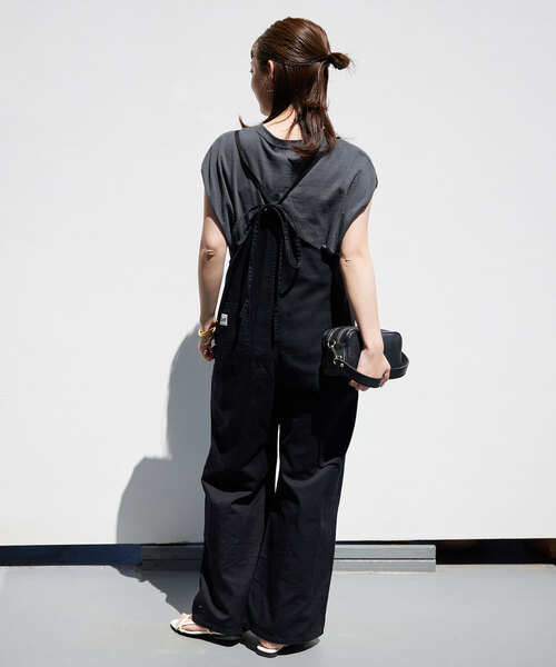 SLOBE IENA(スローブイエナ)の「《追加》VACANCESロゴフレンチTEE(Tシャツ/カットソー・レディース・チャコールグレー/アイボリー/カーキ・FREE)」の14枚目の写真