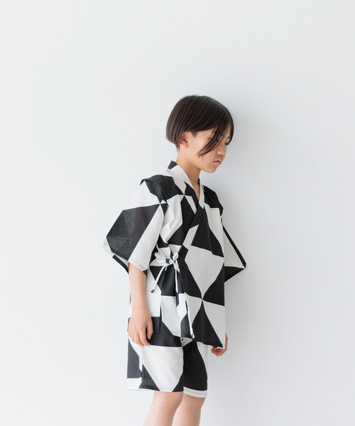LOWRYS FARM(ローリーズファーム)の「ジンベエ 122199(浴衣・キッズ・ブラック・110cm/130cm/150cm)」の7枚目の写真