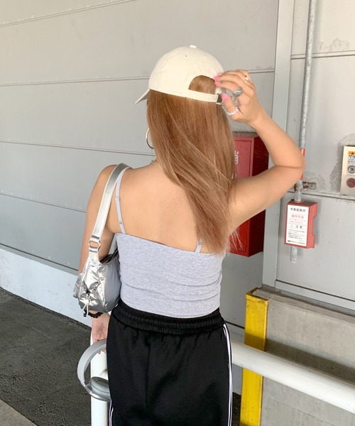 non-hedge（ノンヘッジ）の「コルセット風キャミソール（キャミソール・レディース・ブラック/ライトグレー/オフホワイト・FREE）」の10枚目の写真