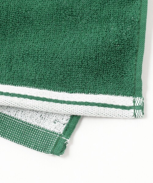 BEAMS BOY(ビームスボーイ)の「LACOSTE / クロック タオルチーフ(ハンカチ/ハンドタオル・レディース・グリーン/ネイビー・ONE SIZE)」の4枚目の写真