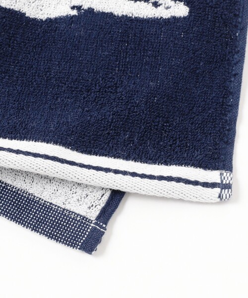 BEAMS BOY(ビームスボーイ)の「LACOSTE / クロック タオルチーフ(ハンカチ/ハンドタオル・レディース・グリーン/ネイビー・ONE SIZE)」の3枚目の写真