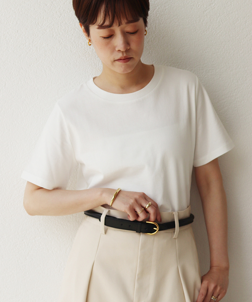 【タグ付】Plage　RIAM セットインTシャツ　グレー　プラージュ　リアム Plage R'IAM／プラージュ リアム】ノーカラーシャツ - メルカリ