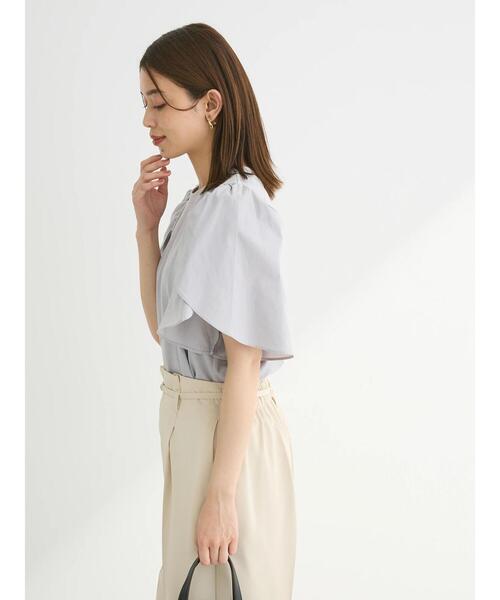 Sugar spoon(シュガースプーン)の「・SUGAR SPOON チューリップスリーブTEE(Tシャツ/カットソー・レディース・ライトグリーン/ライトグレー/オフホワイト/ブラック・FREE)」の13枚目の写真