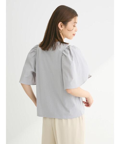 Sugar spoon(シュガースプーン)の「・SUGAR SPOON チューリップスリーブTEE(Tシャツ/カットソー・レディース・ライトグリーン/ライトグレー/オフホワイト/ブラック・FREE)」の16枚目の写真