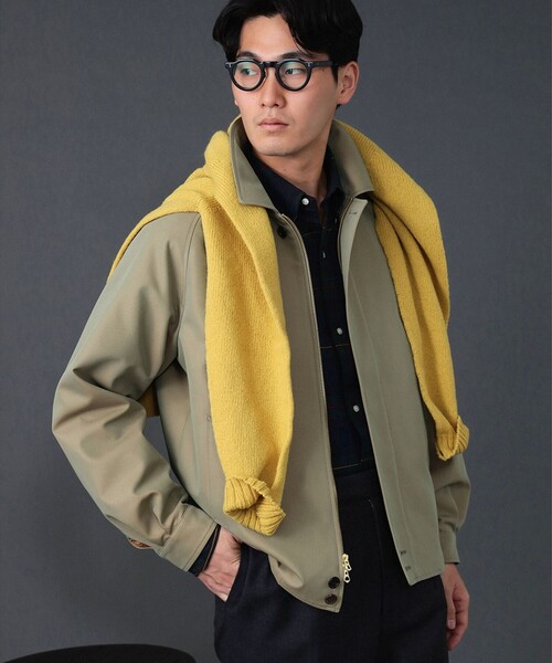 【BEAMS F】コットンポリエステル ギャバジン ハリントンジャケット 定番ブルゾンが、スケータースタイルに。｜BEAMS F（ビームスF）｜BEAMS